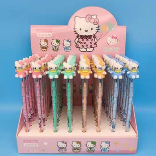 Cartoon Two-dimensional Marvel Non-sharpening Pencil for Primary and Secondary School Students Writing Eggs Writing Pen Refill Brush Pencil