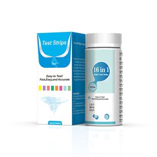 Cross-border water quality test strip upgrade 16-in-one can detect swimming pool water, bathtub water, pond water drinking water