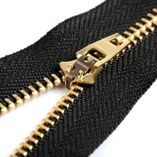 Factory wholesale jeans special copper zipper multi-color spot supply No. 3 metal closed-end self-locking zipper