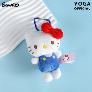 Аутентичная классическая плюшевая кукла Sanrio Hello Kitty Hello Kitty, подвеска, милая подвеска для кукольной сумки