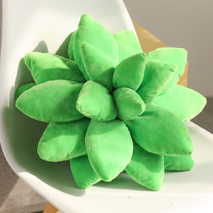 Ins Internet Celebrity Cross-border Simulation Plant Fleshy Pillow Plush Toy Office Backrest Cushion Girls Gift Wholesale