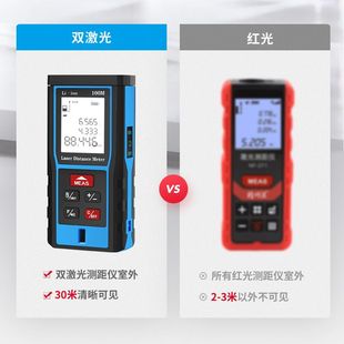 German laser rangefinder infrared measuring ruler electronic ruler handheld red and green high-precision distance measurement direct sales