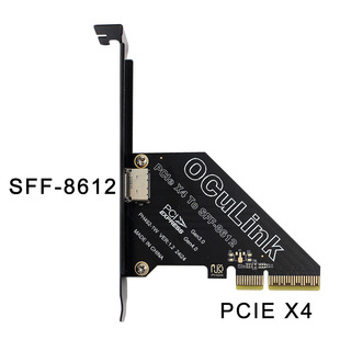 PCIe X4 4.0 Oculink SFF8611 & 8612 Карты расширения Внешняя видеокарта U.2SSD