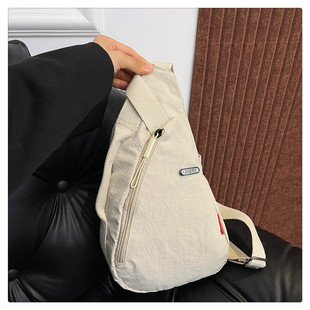 New Fashion Oxford Cloth Chest Bag for Boys and Girls, Simple and Versatile Crossbody Bag, Chest Bag, Outdoor Handbag
