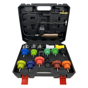 Automobile water tank pressure and leak detection tool antifreeze replacement filler vacuum coolant pressure gauge