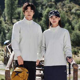 Charge Clothes Men's Logo Print Work Clothes Spring and Autumn Thin Outdoor Windproof Coat Enterprise Workwear Group Clothes Jacket