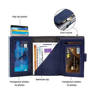 Factory wholesale automatic card holder box new pop-up card wallet multi-function zipper coin pocket card holder metal card holder