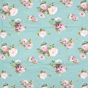 Foreign trade cotton twill floral fabric DIY hand patchwork set 8 pieces of pure cotton printed fabric wholesale