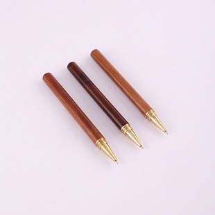 Brass Solid Wood Signature Pen Gift Pen Sandalwood Head Ball Pen Signature Pen Simple Fashion Ball Pen Gift Pen