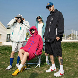 2025 Summer New Dopamine Color Mountain Outdoor Loose Sun Protection suit Men's and Women's Sun Protection Clothing
