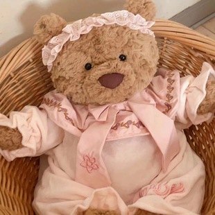 28cm Barcelo Bear Clothes Plush Doll Clothes Baby Bear Clothes Pineapple Jumpsuit Teddy Bear Siamese Pajamas