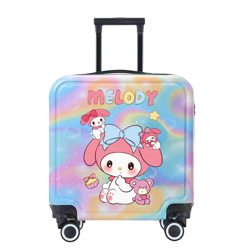 New Gradient Cartoon Children's Suitcase with Universal Wheels, Combination Lock, Children's Trolley Case, Leisure Travel Case, Gift Case