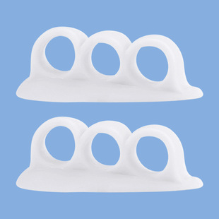 Three-hole wearing toe pad valgus overlap correction pad hammer toe separation bending deformation toe toe separator