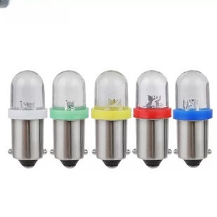Wholesale car LED light straw hat BA9S 1LED bulb instrument light reading light door light width light
