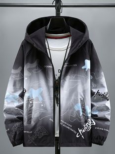 Boys Thin Jacket 2025 Spring and Autumn New Men's Spring Coat Autumn All-match Trendy Casual Men's Top