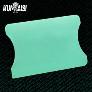 Car body color change film scraper thin plug edge artifact moderate soft and hard double-sided trapezoidal wiper