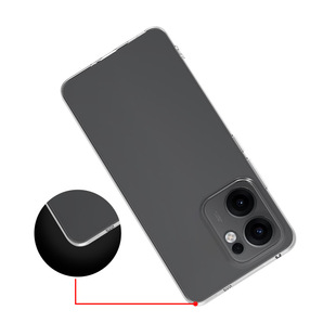 Применимо OPPO Reno 11A Прозрачный чехол для телефона Японская версия TPU рукав прозрачный чехол
