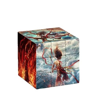 Cartoon of the Magic Child Rubik's Cube Sea-Haunting Pendant Bag Pendant for Students Educational Decompression Ao-Bing Rubik's Cube Small Gifts