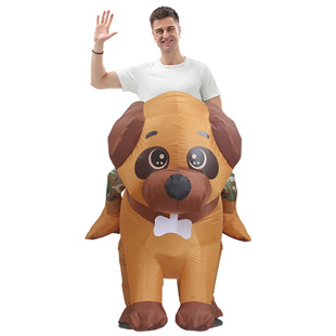 Riding Dog inflatable clothing Halloween stage performance costume party inflatable dog costume funny props manufacturer
