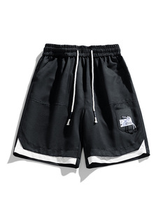 2024 New Casual Shorts for Boys Summer Waterproof Thin Five-Point Jodhpurs for Boys Loose Men's Sports Workwear