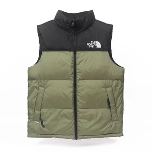 North American High version 1996 Men's cotton-padded vest men's and women's same loose thickened warm couple vest coat fashion