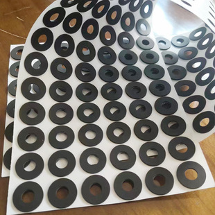 Self-adhesive transparent silicone pad self-adhesive cabinet door anti-collision pad silencer particles transparent silicone pad silicone gasket
