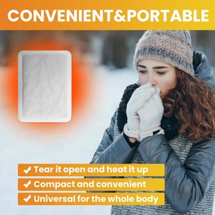 OUHOE Hand Warmer Winter Home Cold-proof Self-heating Warm Hand Warmer Portable Portable Disposable Paste