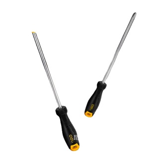 Deli Tool Cross Plastic Handle Screwdriver Household Maintenance Industrial Grade Plum Blossom Small Screwdriver Batch Screwdriver High Strength Magnetic