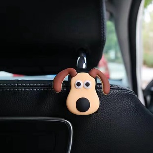 Handdog car seat back hook car 3D stereo car rear seat back storage hook 2024 new