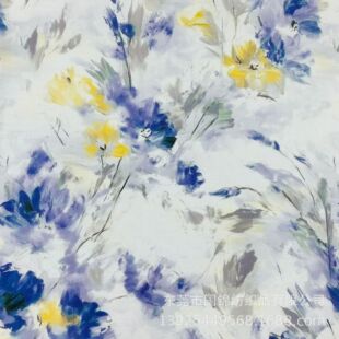 Spring and Summer New Pastoral Style Printed Fabric Pure Cotton 60 Count Poplin Printed Fabric Women's Dress Fabric
