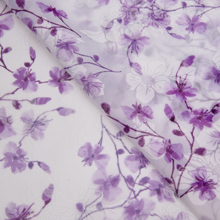Pastoral small floral fabric modern digital printing 45 chiffon burnt flower printing multi-style breathable women's clothing