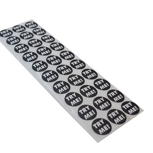 Sales Yiwu self-adhesive label stickers pvc transparent logo design self-adhesive printing color QR code stickers