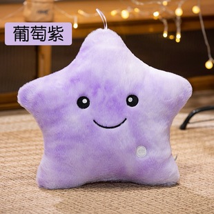 Factory direct cross-border hot selling induction luminous dog doll plush toy pillow children Valentine's Day gift