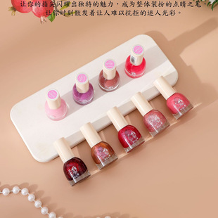 Cross-border BG408 Super Flash Fashion Non-Peelable Nail Polish Fashion Color Metal Color Lemon Yellow Apple Green