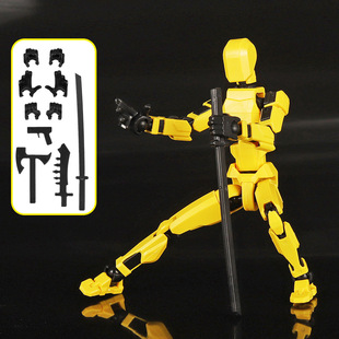 Cross-border joint doll toy lucky 13 dummy doll 3D printing multi-joint movable children decompression educational toy