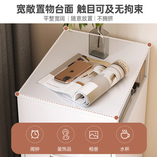 Nordic bedside table household small bedroom modern minimalist gap storage cabinet bedside shelf side cabinet