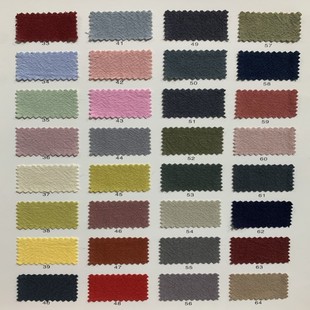 Spot 16 padded cotton imitation linen crepe fabric four seasons children's clothing women's washed fabric multi-color optional