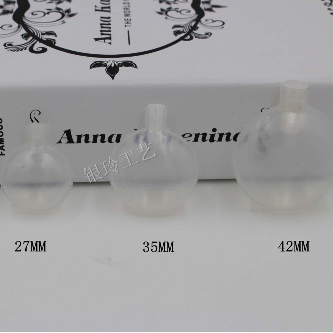 Handmade diy plush doll built-in sound transparent round cake BB call airbag a pinch sound plastic whistle Bell