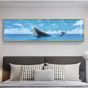 Children's Room Bedside Background Wall Decorative Painting Boys and Girls Bedroom Room Animal Cartoon Hanging Painting Boys and Girls Mural Painting
