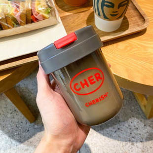 Mini Tons Cup Women's Cute Plastic Cup Simple Portable High-value Straw Cup Small Capacity Coffee Cup