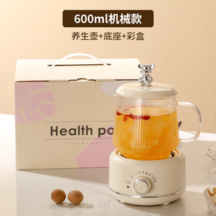 Factory direct health pot gift electric cup boiling water tea maker high color value suit multi-functional mini flower tea pot