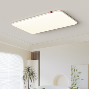 Ultra-thin wood grain bedroom lamp creative ball living room ceiling lamp full spectrum eye protection master bedroom lamps modern minimalist