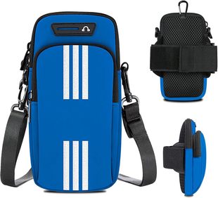 Outdoor Waterproof Mobile Phone Arm Bag Sports Diving Material Mountaineering Bag Men's and Women's Fitness Breathable Hiking Arm Bag Set Custom