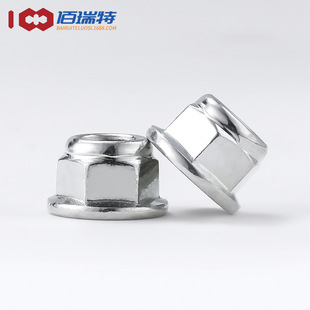 Carbon steel/304 stainless steel/flange anti-loose nut hex with pad nut flange nylon anti-Loose Nut