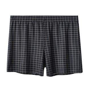 Men's Underwear Men's Plaid Boxers Home Boxers Loose Thin Breathable Arroy Pants Home Pajama Shorts