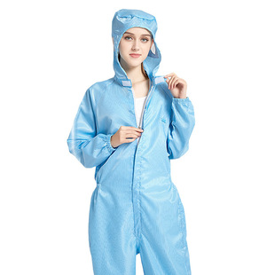 One-piece dust-free clothes split anti-static protective clothing cleaning clothes dust-free clothes spray paint dust-proof work disposable whole body