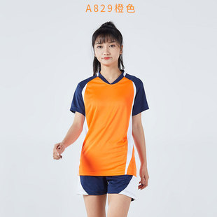 New Air Volleyball Clothing Women's Men's Suit Summer Air Volleyball Clothing Competition Team Clothing Sportswear Printing Number