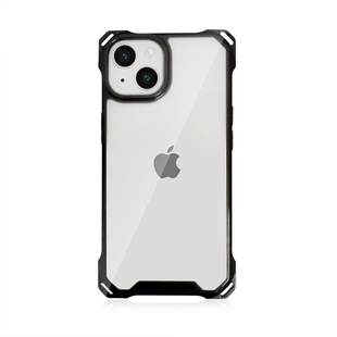 For Apple 15ProMax four-corner hollow mobile phone case 14Pro integrated Xs slung 12 high permeability XR protective case 7