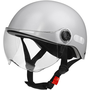 New national standard 3C certification electric car helmet ladies summer sunscreen battery motorcycle half helmet men's four seasons safety helmet