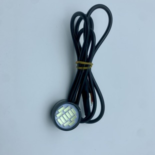 Car motorcycle LED 12SMD eagle eye non-perforated back adhesive modified tail light brake light counter rogue light